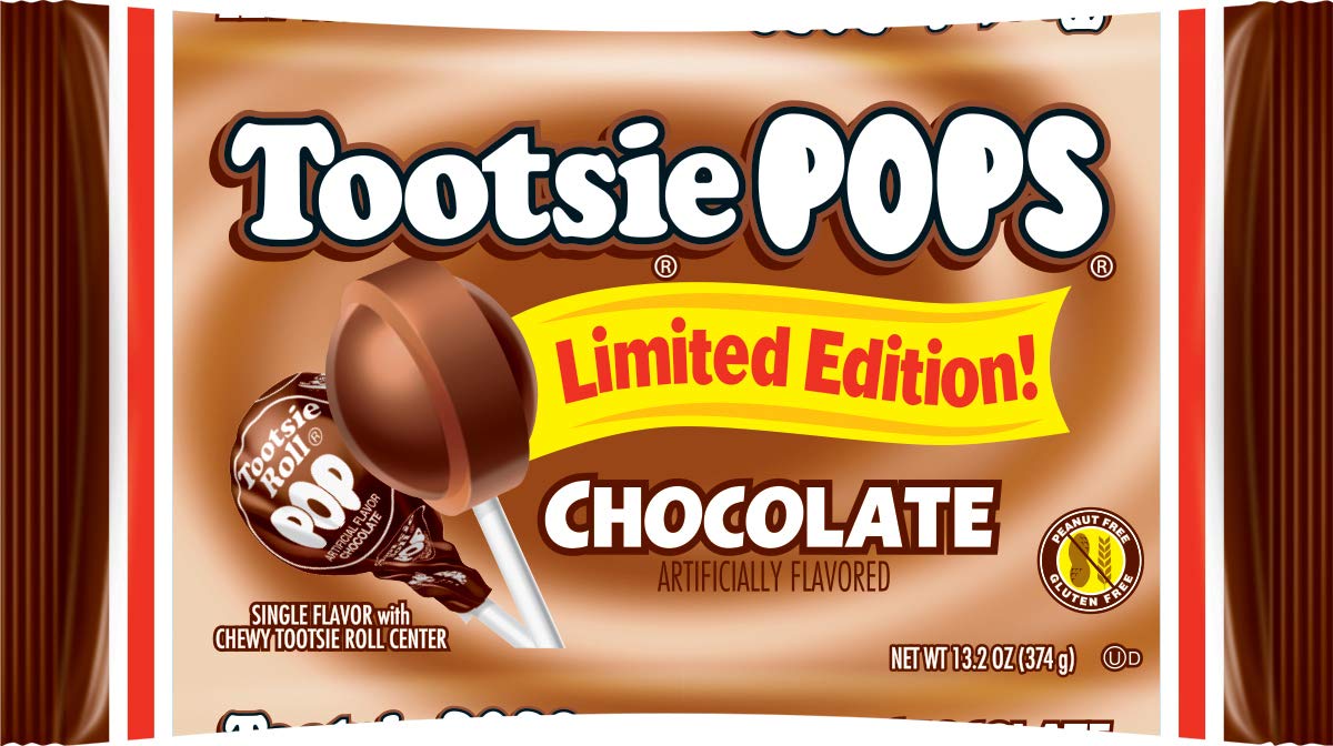 Tootsie Roll Pops Chocolate Flavor Lollipops